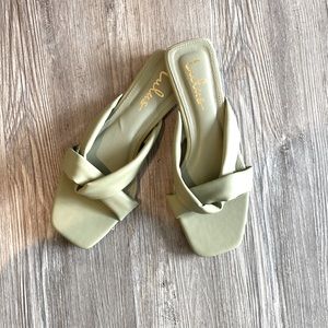 Lulus square toe sandals